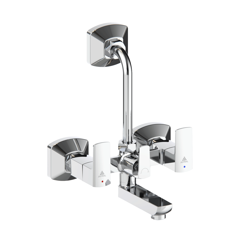 AF520141CHBR I52 WALL MIXER QUARTER TURN 2-IN-1