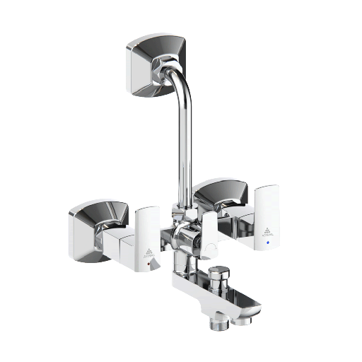 [AF520136CHBR] AF520136CHBR I52 WALL MIXER QUARTER TURN 3-IN-1