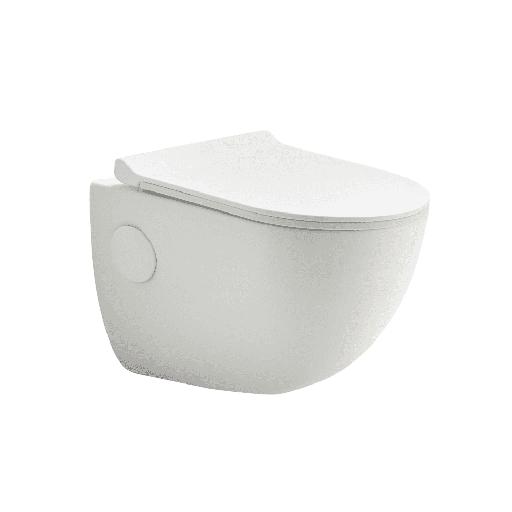 [ASWH3006TWSP] ASWH3006TWSP P3006 WALL HUNG TOILET SLIM PP SOFT TW