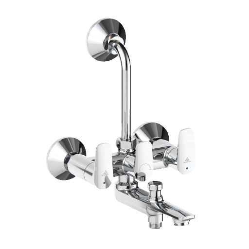 [AF320136CHBR] AF320136CHBR P32 WALL MIXER QUARTER TURN 3-IN-1