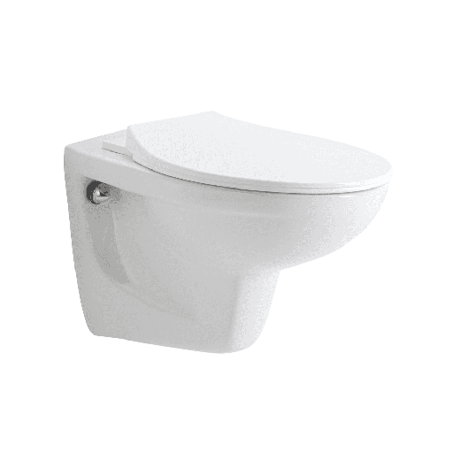 [ASWH1001TWSP] ASWH1001TWSP G1001 WALL HUNG TOILET SLIM PP SOFT TW