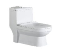 [ASOP1001TWSP] G1001 ONE PIECE TOILET SLIM PP SOFT TW